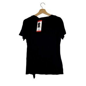 Matty M Women's Side Tie V-Neck